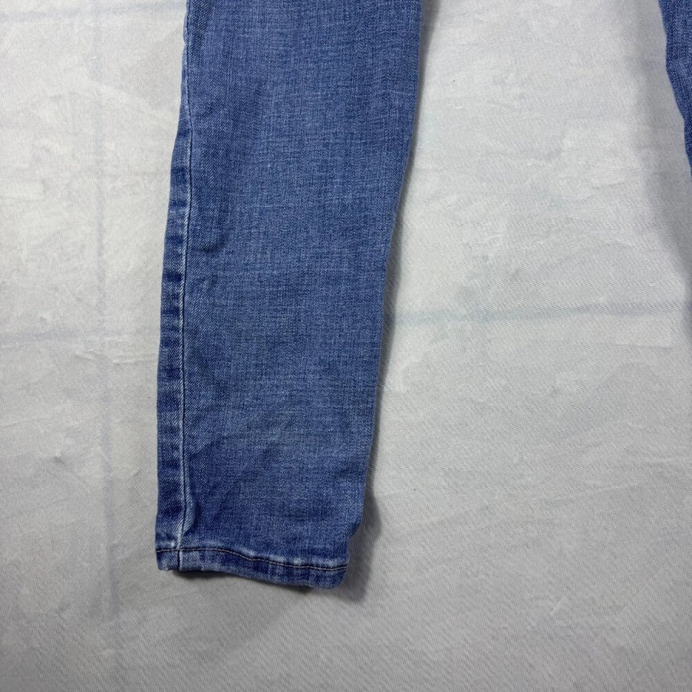Y2K Levi's Skinny‎ Jeans Womens Blue Denim 721 High Rise 5-Pocket Comfort 28x28 - Picture 9 of 16